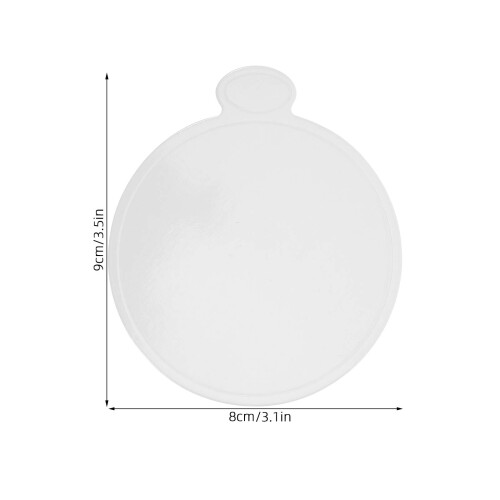 100Pcs White Mini Cake Tray Paper Board for Mousse Cupcake Baking 1