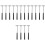 16Pcs Multifunction Mini Hammer Black Plastic and Steel for Home Use 5