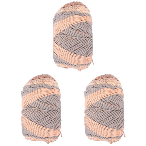 3 Rolls Knitting Cord Softer Weaving String Diy Doll Pillow Braided String Cotton Cord For Macrame Projects 1