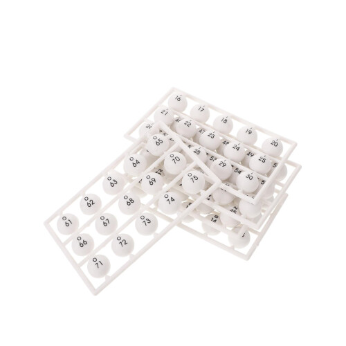 225Pcs White Plastic Numbered Balls for Raffle & Board Game Use 2