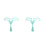 2Pcs Eyebrow Stencil Template Shaping Trimming Tool 4