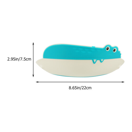Bonnet De Douche Enfant En PP Bleu Réglable Durable Et Léger 2