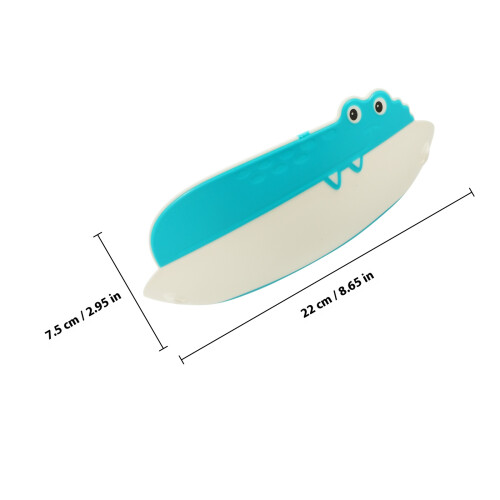 Bonnet De Douche Enfant En PP Bleu Réglable Durable Et Léger 1