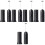 5Pcs Electric Foam Maker Handheld Egg Mixer Black Kitchen Utensil 6