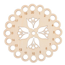 5Pièces Plaque Organisatrice Fils À Broder En Bois Design Creux