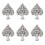 6 Pcs Strap Accessories Alloy Bracelet Crystal 5