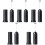 5Pcs Electric Foam Maker Handheld Egg Mixer Black Kitchen Utensil 5