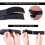 10Pcs Black Wig Fixing Bands Elastic Adjustable Wig Wearing Accessory 10