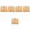 200 Pcs Natural Bee Tubes Replacement Inserts For Bee Houses 6