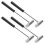 16Pcs Multifunction Mini Hammer Black Plastic and Steel for Home Use 3