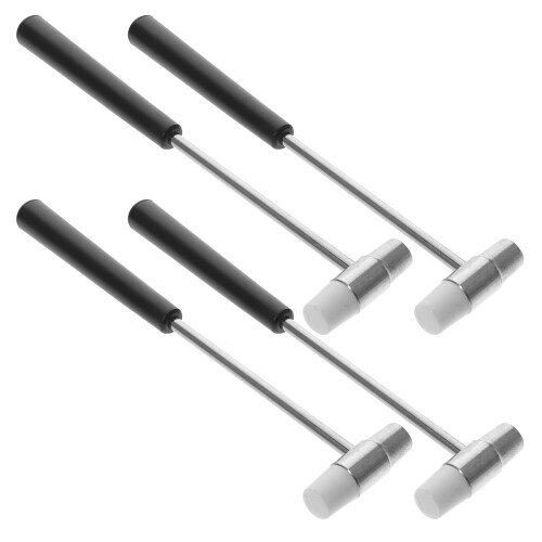 16Pcs Multifunction Mini Hammer Black Plastic and Steel for Home Use 2