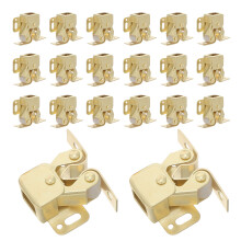 20Pcs Iron Cabinet Double Roller Latches for Home Wardrobe and Kitchen
