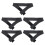 10Pcs Black Wig Fixing Bands Elastic Adjustable Wig Wearing Accessory 6