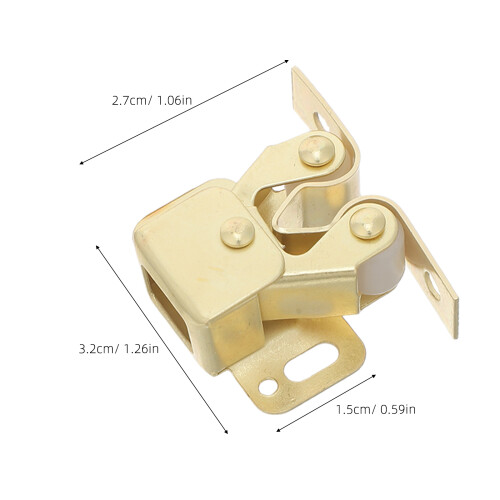 20Pcs Iron Cabinet Double Roller Latches for Home Wardrobe and Kitchen 1