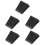 5pcs Ramp Pad Rubber Portable Black 8