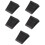 5pcs Ramp Pad Rubber Portable Black 9