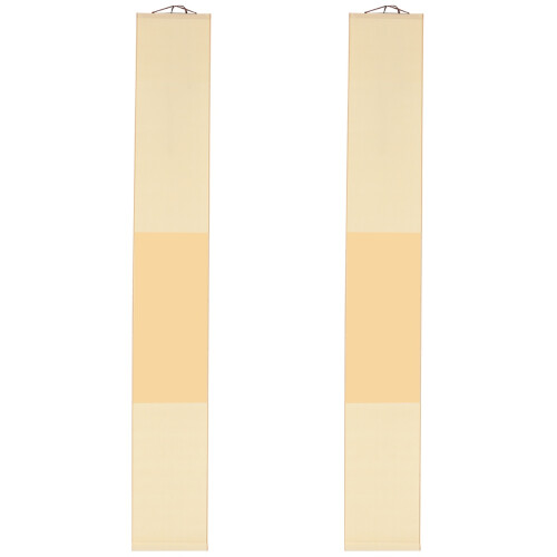 2pcs Professional Calligraphy Accessory Blank Scroll Paper Art Wall Scroll Chinese Paper Mounting 1