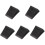 5pcs Ramp Pad Rubber Portable Black 4
