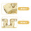 20Pcs Iron Cabinet Double Roller Latches for Home Wardrobe and Kitchen 8