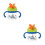 2Pcs Toddler Water Cup No Leak Unbreakable With 3