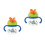 2Pcs Toddler Water Cup No Leak Unbreakable With 6