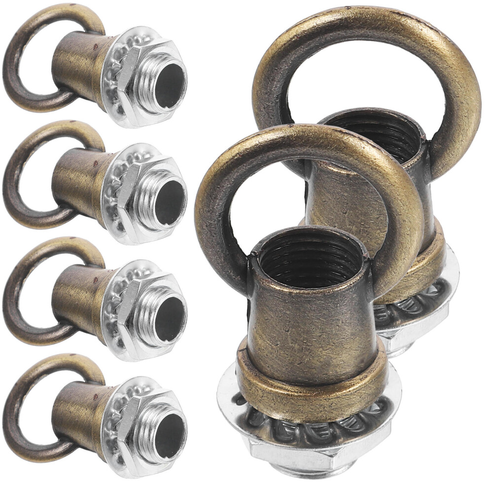 30Pcs M10 Threaded Ceiling Hooks Chocolate Zinc Alloy For Lamp Hanging 3631485466394
