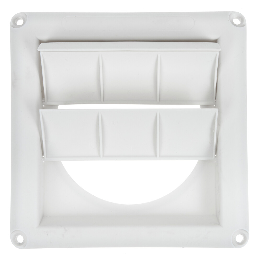 2Pcs Outdoor Dryer Vent Cover Plastic Louvered Vent Cover Airflow Vent 3631488194393