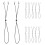 15Pcs Durable Black Glasses Cord Neck Strap for Eyeglasses 1