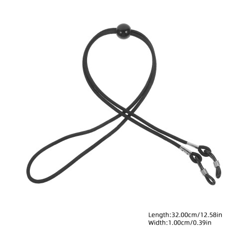 15Pcs Durable Black Glasses Cord Neck Strap for Eyeglasses 1