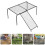 2Sets Iron Wire Chicken Rack Black Platform Ladder for Pet Activity 11