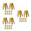 30 Pcs Golf Octopus Shims Brass Shaft Adapter Assembly Tool 5
