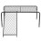 2Sets Iron Wire Chicken Rack Black Platform Ladder for Pet Activity 3