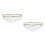 2 Pcs Creative Transparent Glass Heart-Shaped Bowl 5