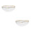 2 Pcs Creative Transparent Glass Heart-Shaped Bowl 4