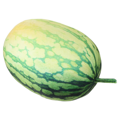 2Pcs Soft Green Watermelon Plush Pillows Cute Fruit Cushion Decor 1