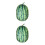 2Pcs Soft Green Watermelon Plush Pillows Cute Fruit Cushion Decor 10