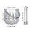 6Sets Multi-Purpose Transparent Ice Buckets for Bar and Party Use 2