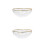 2 Pcs Creative Transparent Glass Heart-Shaped Bowl 6