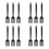 12Pcs Black Silicone Spaghetti Forks Heatproof Kitchen Utensils Set 7