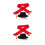 2Pièces Kit Chapeau Écharpe En Feutre Coloré 3