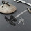 3 Pack Handle Lock Garage Keyed T-Handle Kit Replacement Black 3