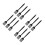 12Pcs Black Silicone Spaghetti Forks Heatproof Kitchen Utensils Set 5