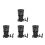 4Pcs Multi-Function Car Cup Warmer Cooler with Digital Display Black 8