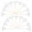 120Pcs Silver Glitter Cupcake Toppers Elegant Cake Decoration Picks 2