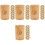 4 Sets Chinese Divination Copper Coin Bamboo Bucket 5