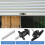 3 Pack Handle Lock Garage Keyed T-Handle Kit Replacement Black 6