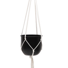 3Pcs Black Hanging Baskets for Plants Indoor Outdoor Garden Balcony