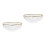 2 Pcs Creative Transparent Glass Heart-Shaped Bowl 3