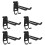 5Pcs Heavy Duty Garage Wall Mounted Storage Hook 7