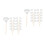 120Pcs Silver Glitter Cupcake Toppers Elegant Cake Decoration Picks 7
